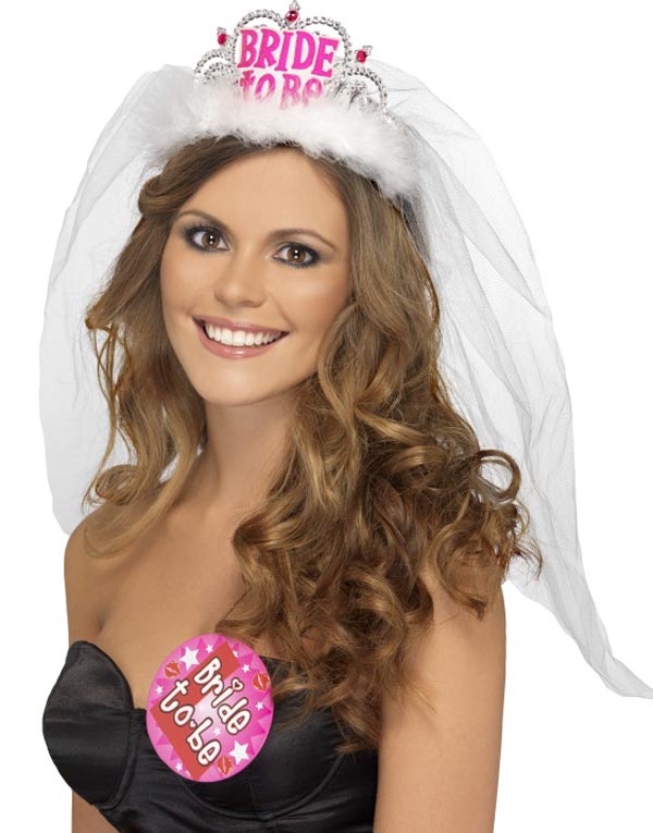 Bride to Be Tiara med Slør