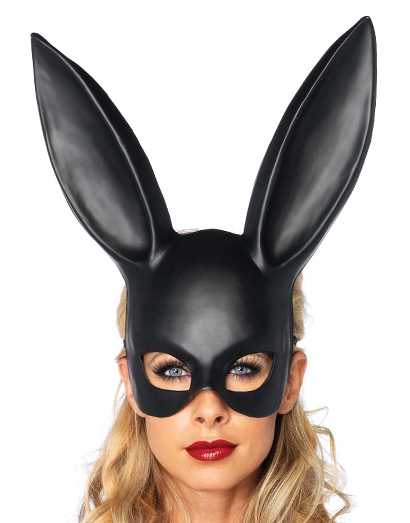 Domatrix Svart Ariana Grande Inspirert Kaninmaske 36 cm