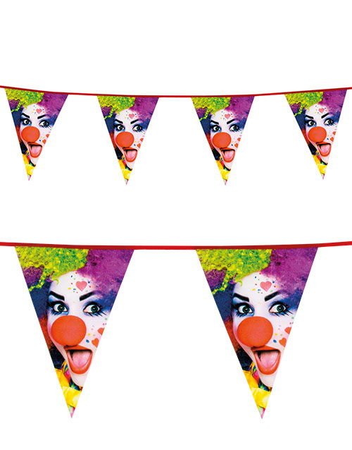 Flaggbanner 6 Meter - Klovnefest