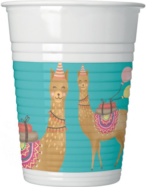 8 stk Plastkrus 200 ml - Lama