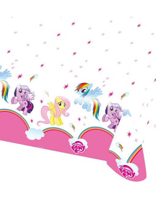 Plastduk 120x180 cm - My Little Pony Regnbue