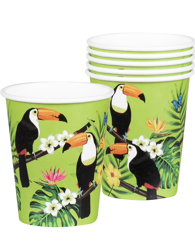 Bilde av 6 Stk Pappkrus 250 Ml - Toucan