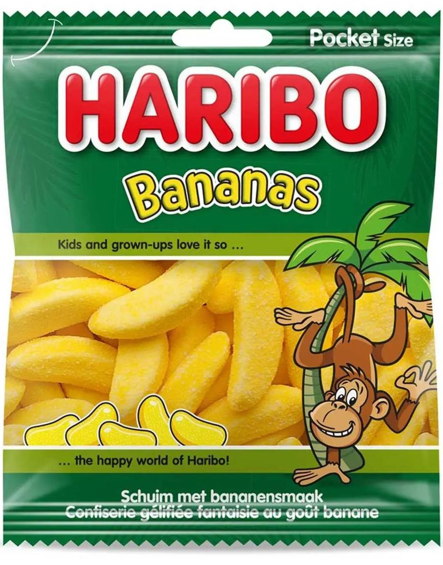 Haribo Skum Bananer - 70 g