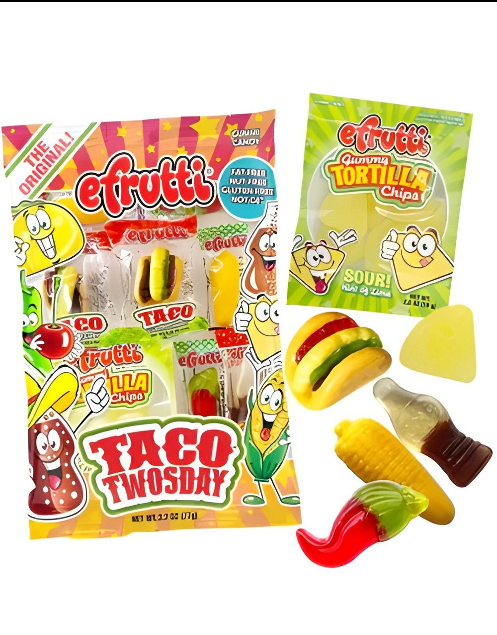 efrutti Gummi Bakery Shoppe - Forskjellig Matformet Vingummi