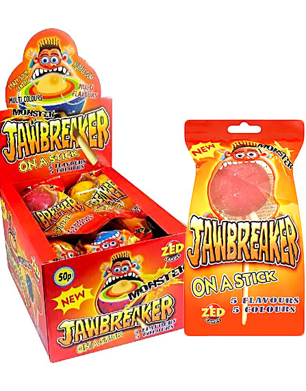 20 stk Zed Jawbreaker Kjærlighet på Pinne - Hel Eske