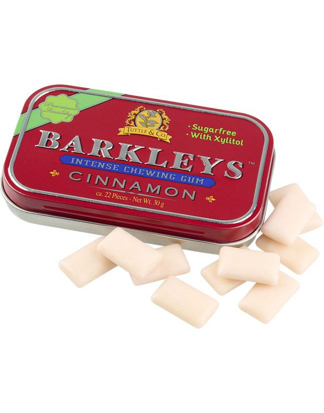 Barkleys Sugarfree Cinnamon Intense Chewing Gum - Sukkerfri Tyggegummi