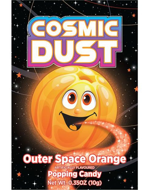 Cosmic Dust Popping Candy med Appelsinsmak 10 gram (USA Import)