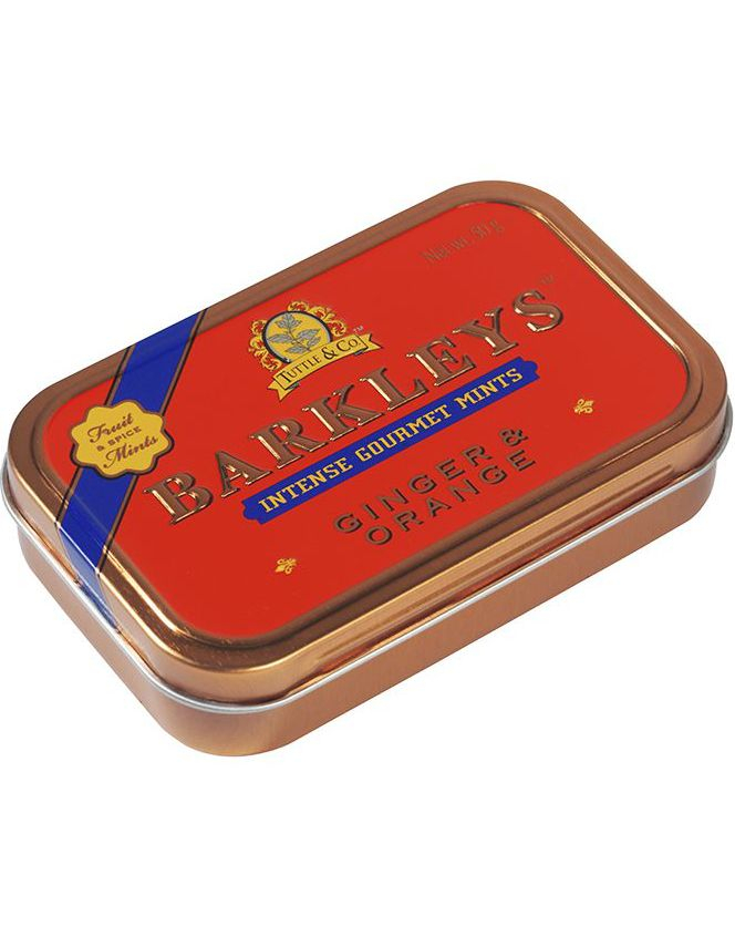 Barkleys Sugarfree Mints Ginger & Orange - Sukkertøy med Ingefær og Appelsin 50g