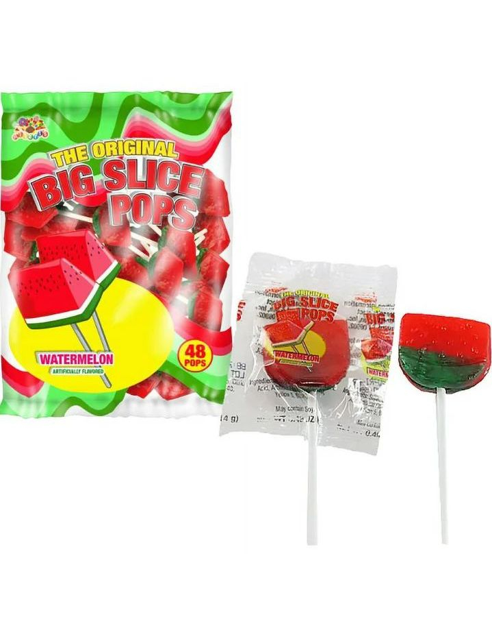 48 stk Stor Pose Albert's Vannmelon Kjærligheter på Pinne 576 gram (USA Import)