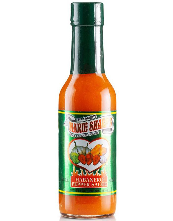 Marie Sharp's Original Mild Habanero Peppersauce - Mild Sterk Habanerosaus med Røkt Smak 148 ml (Belize)