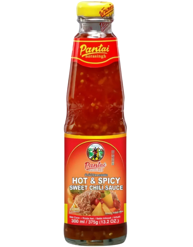 ANBEFALT! Pantai Hot & Spicy Sweet Chili Sauce - Hot & Søt Chilisaus 300 ml (Thailand)