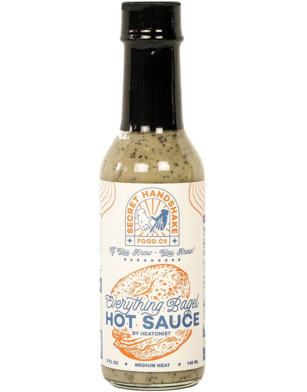 Secret Handshake Everything Bagel Hot Sauce 148 ml