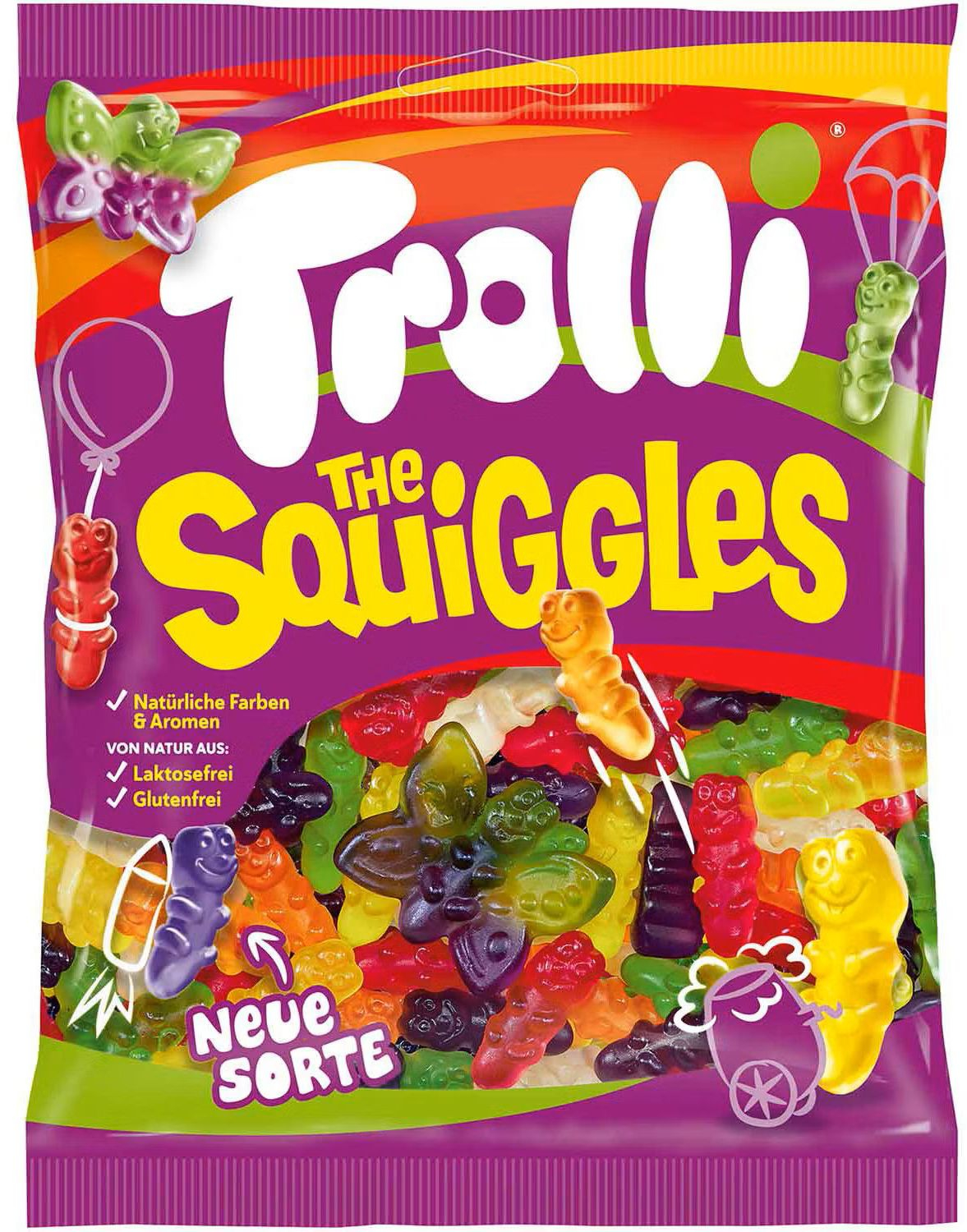 1 kg Trolli The Squiggles - Vingummi med Fruktsmaker