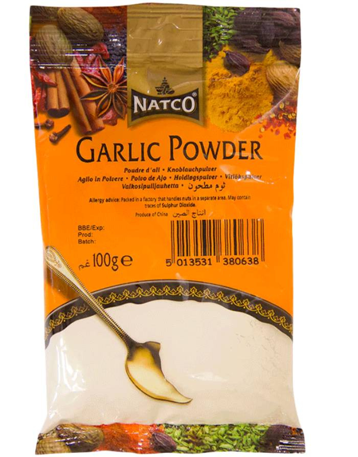 Garlic Powder / Hvitløkspulver - NATCO 100 gram (Kina)