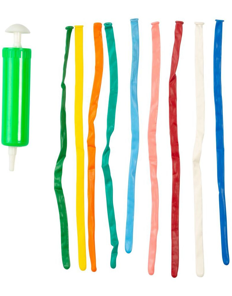 20 stk 70 cm Fargerike Figurballonger med Pumpe