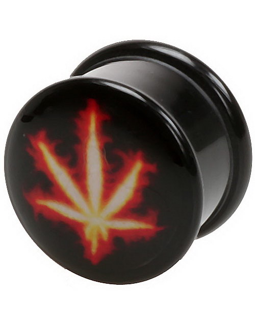 Pot - Svart Plugg Piercing