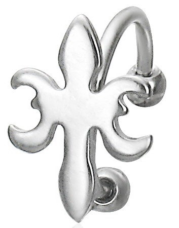 Fleur de lis - 1,2 x 10 mm Øyenbrynepiercing