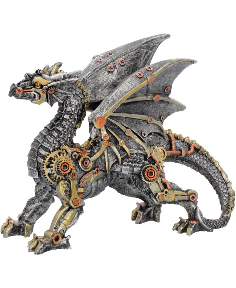 Dracus Machina - Steampunk Dragefigur 21 cm
