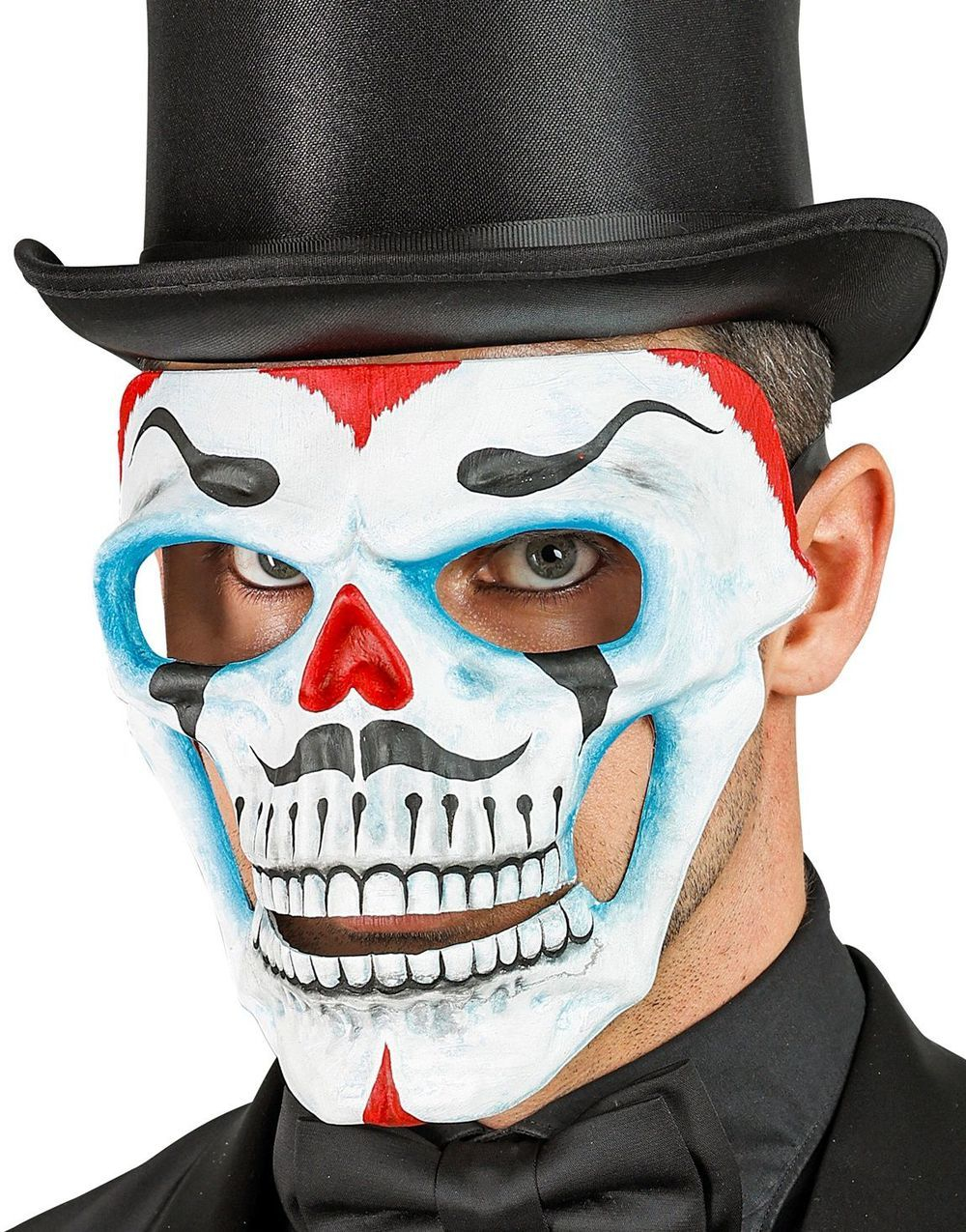 Dia de los Muertos - Klovne Hodeskallemaske