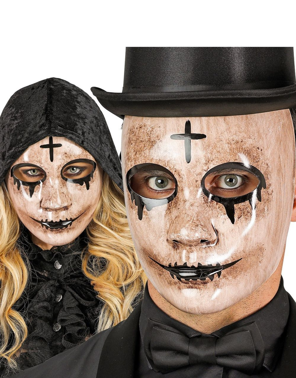 Commedia dell'Arte Phantom - Maske i Hard Plast