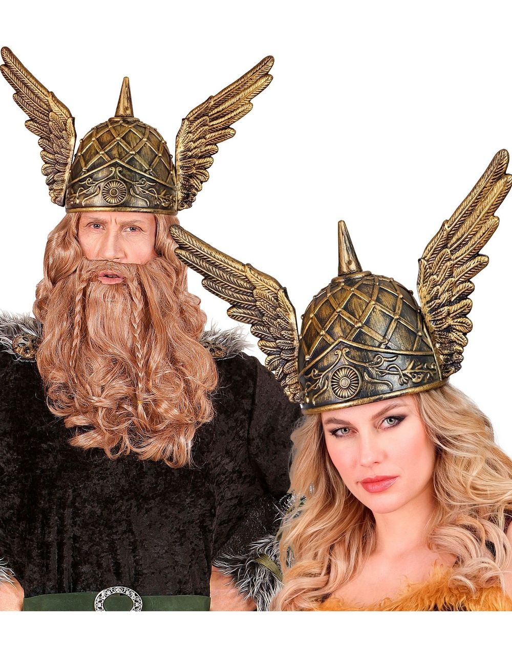 Vikinghjelm med Pigg og Vinger