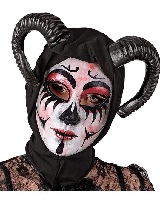 Commedia Dell'arte Demonkvinne Maske