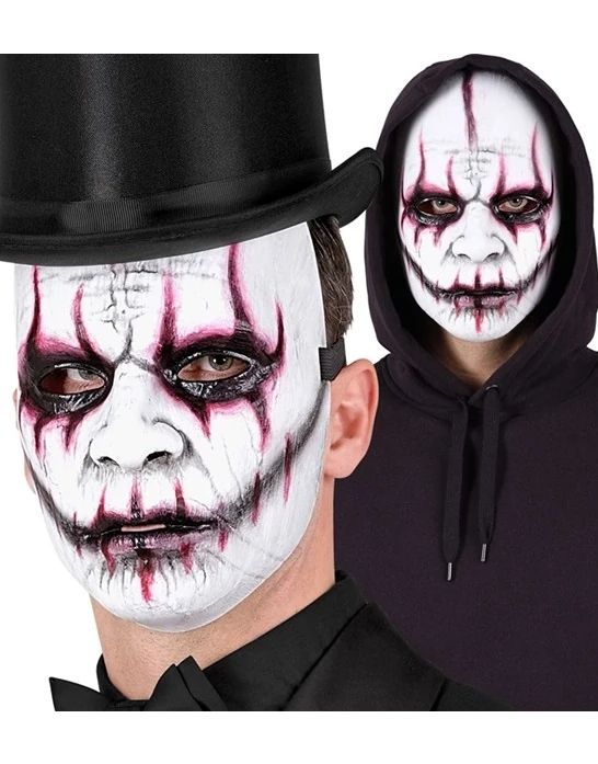 Skummel Joker Maske i Hard Plast