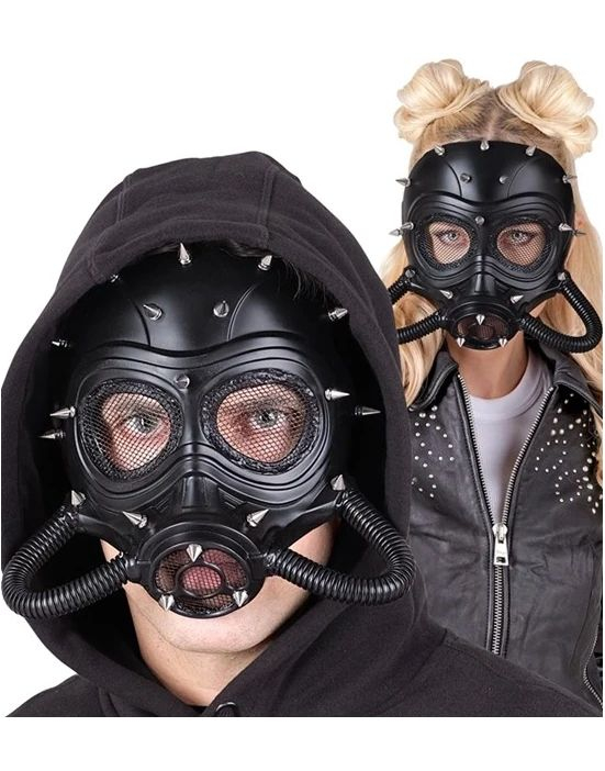 Gassmaske med Nagler