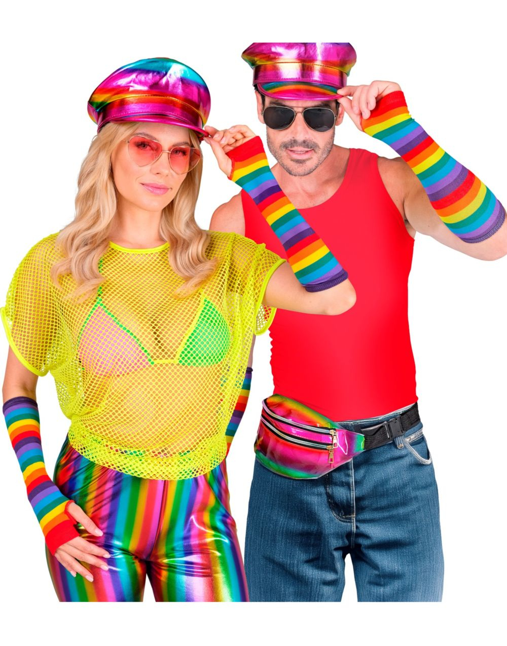 Regnbue Fingerløse Hansker 33 cm