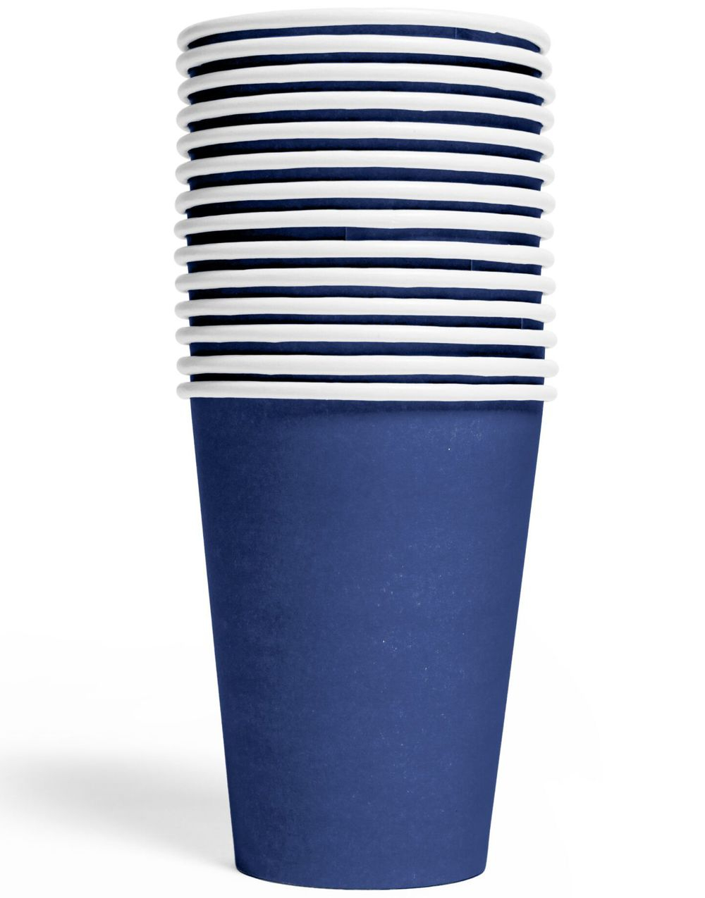 14 stk Mørk Blå Pappkrus 210 ml