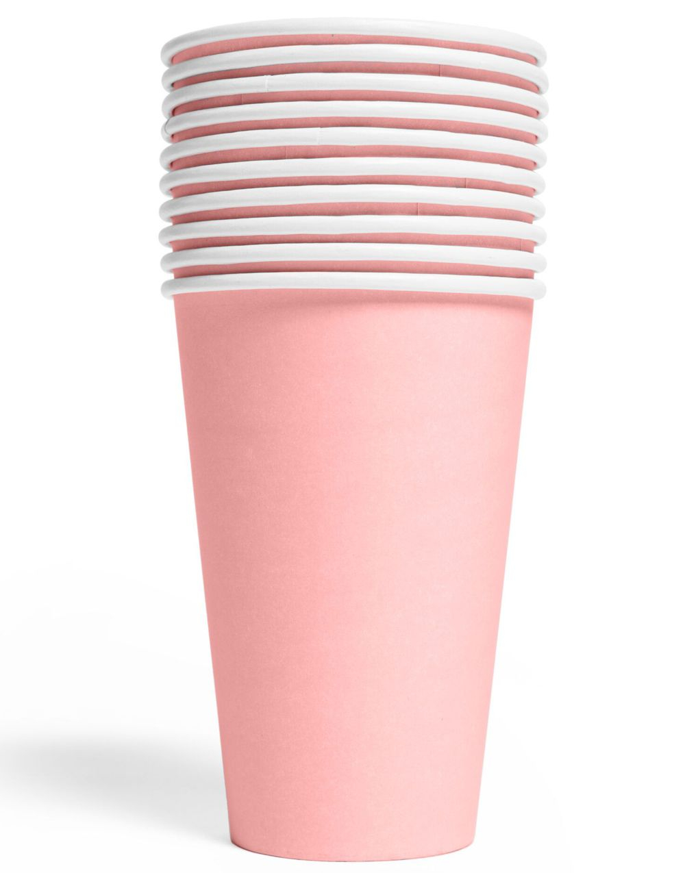 10 stk Rosa Pappkrus 350 ml