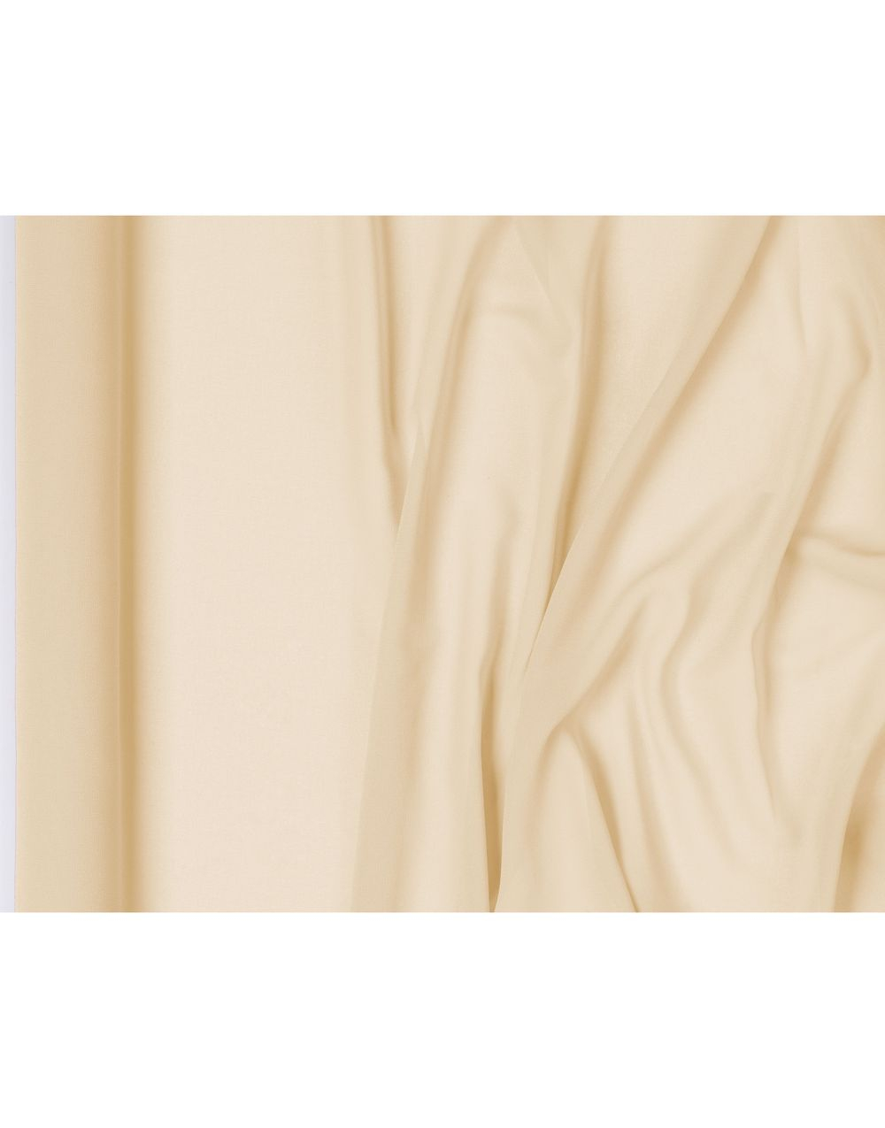 Kremfarget Bordløper i Chiffon - 48 cm x 5 meter