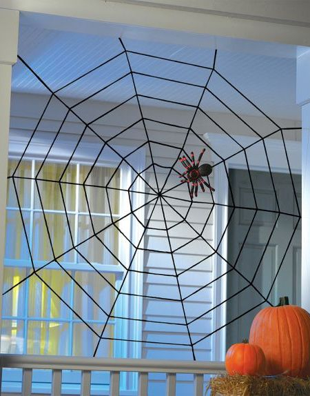 Gigantisk Spindelvev Dekorasjon 150 cm