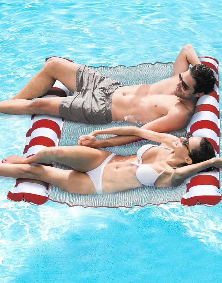 Bilde av Xxl Flytende Hengekøye 130x138 Cm - Pool Hammock