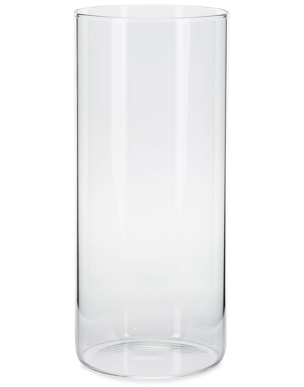 Glassbeholder for Lys 10x23 cm
