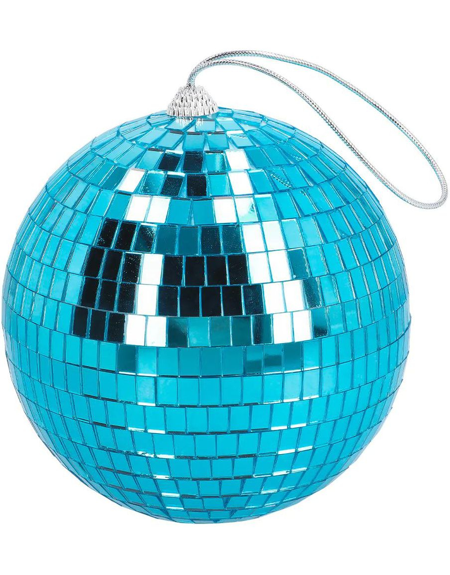 Discokule Lys Blå 15 cm