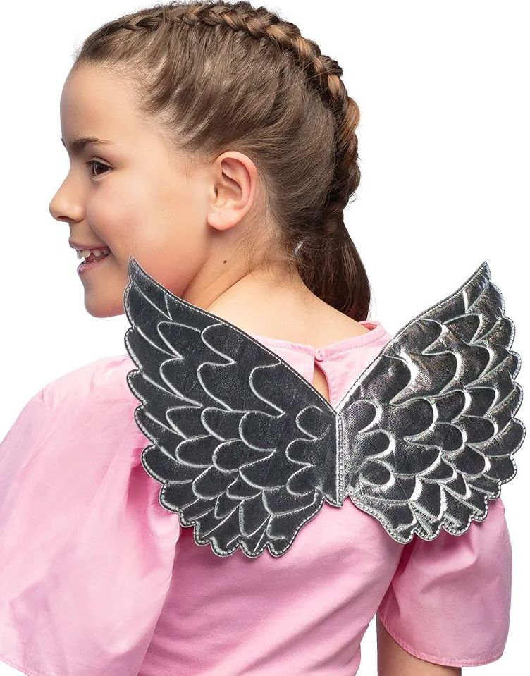 Sølvfargede Vinger 23x49 cm