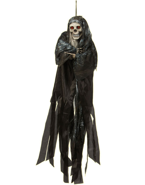 Grim Reaper Dekorasjon med Lys - 105 cm