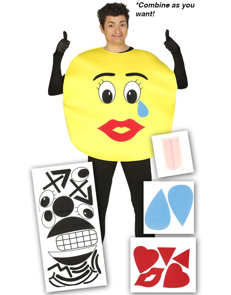 DIY Emoji Kostyme - Klipp til Emoticons Selv