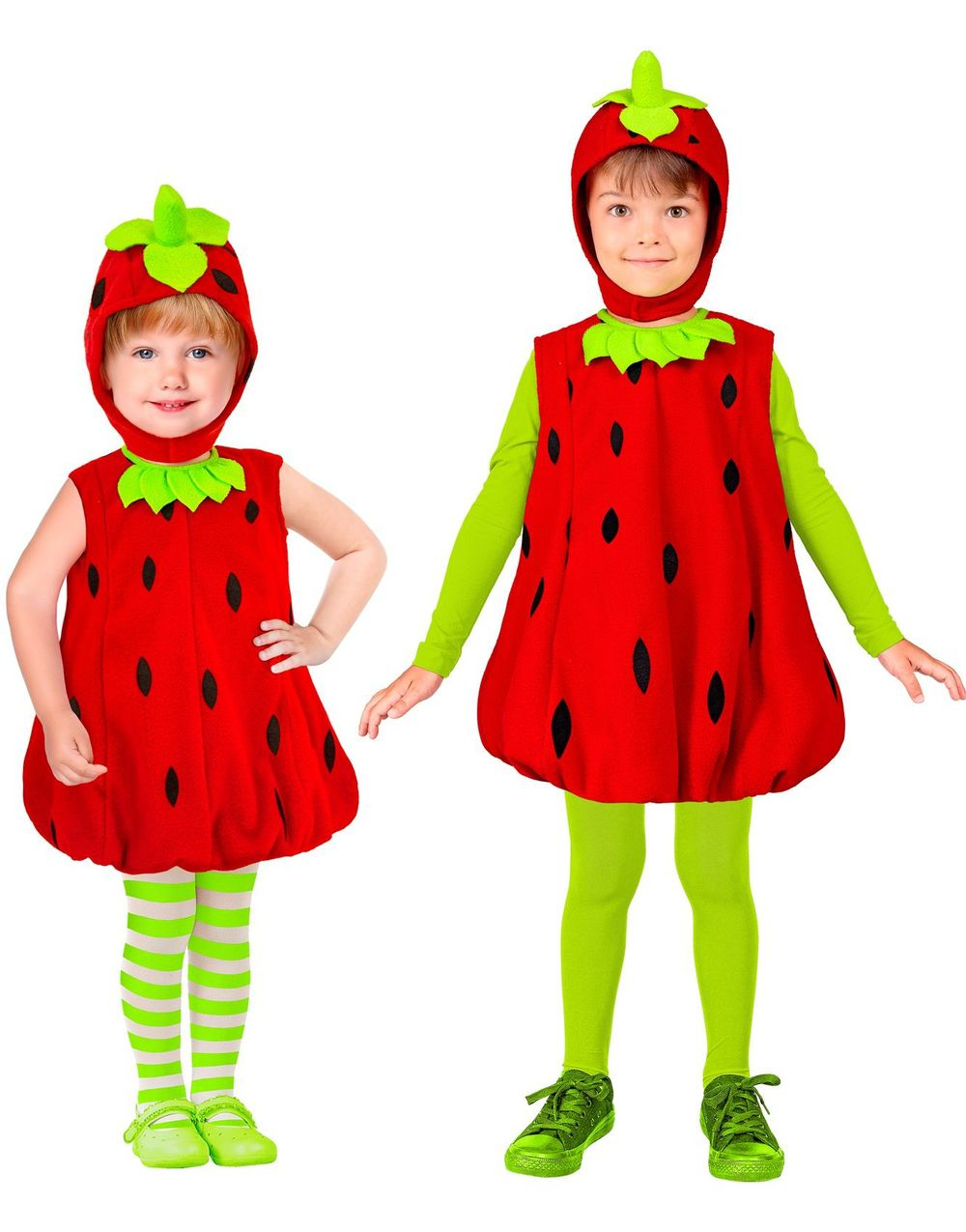 Jordbær Kostyme til Barn