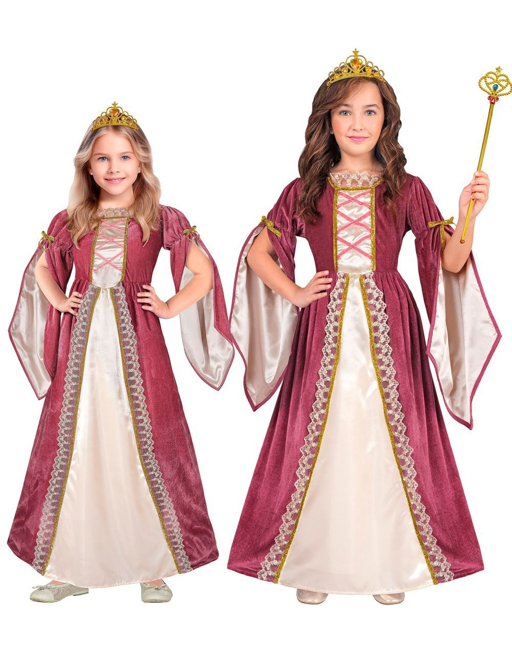 Middelaldersk Prinsessekostyme til Jente