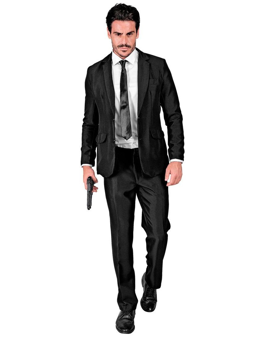 Svart Kostymedress til Herre