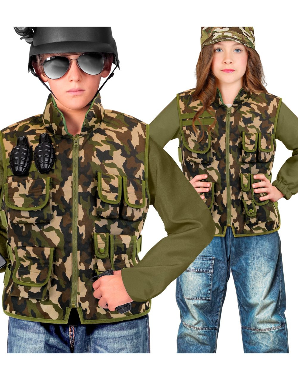 Militær Taktisk Vest - Barn 8-10 År