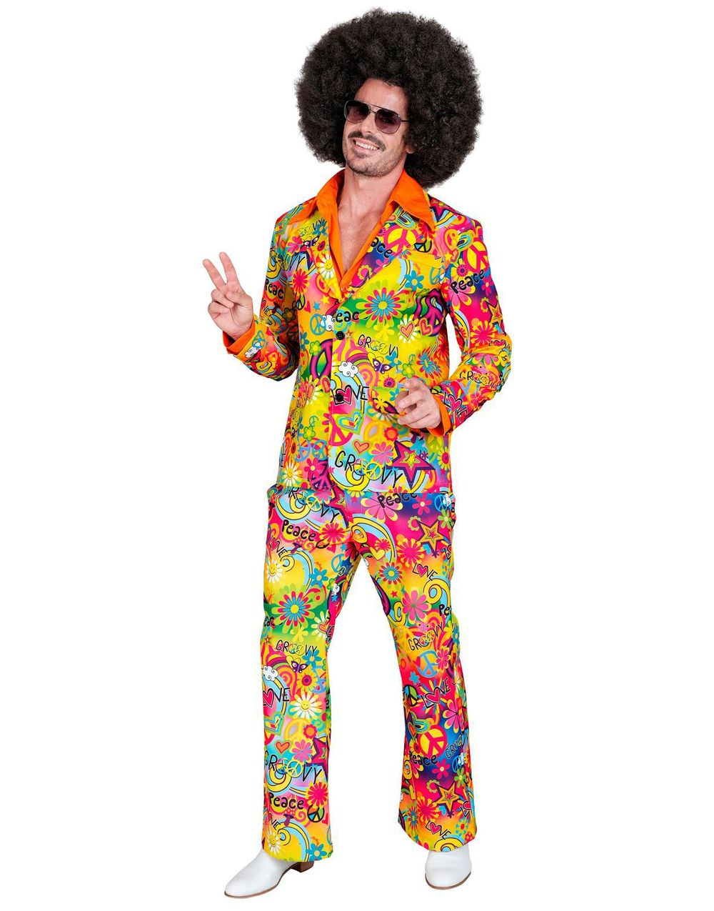 Groovy Hippie Kostymedress til Herre