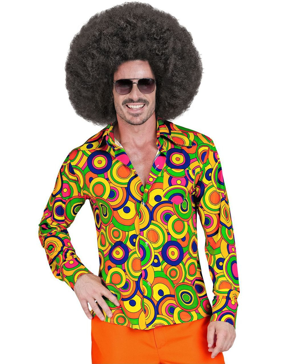 70 Talls Boblemønstret Kostymeskjorte til Herre