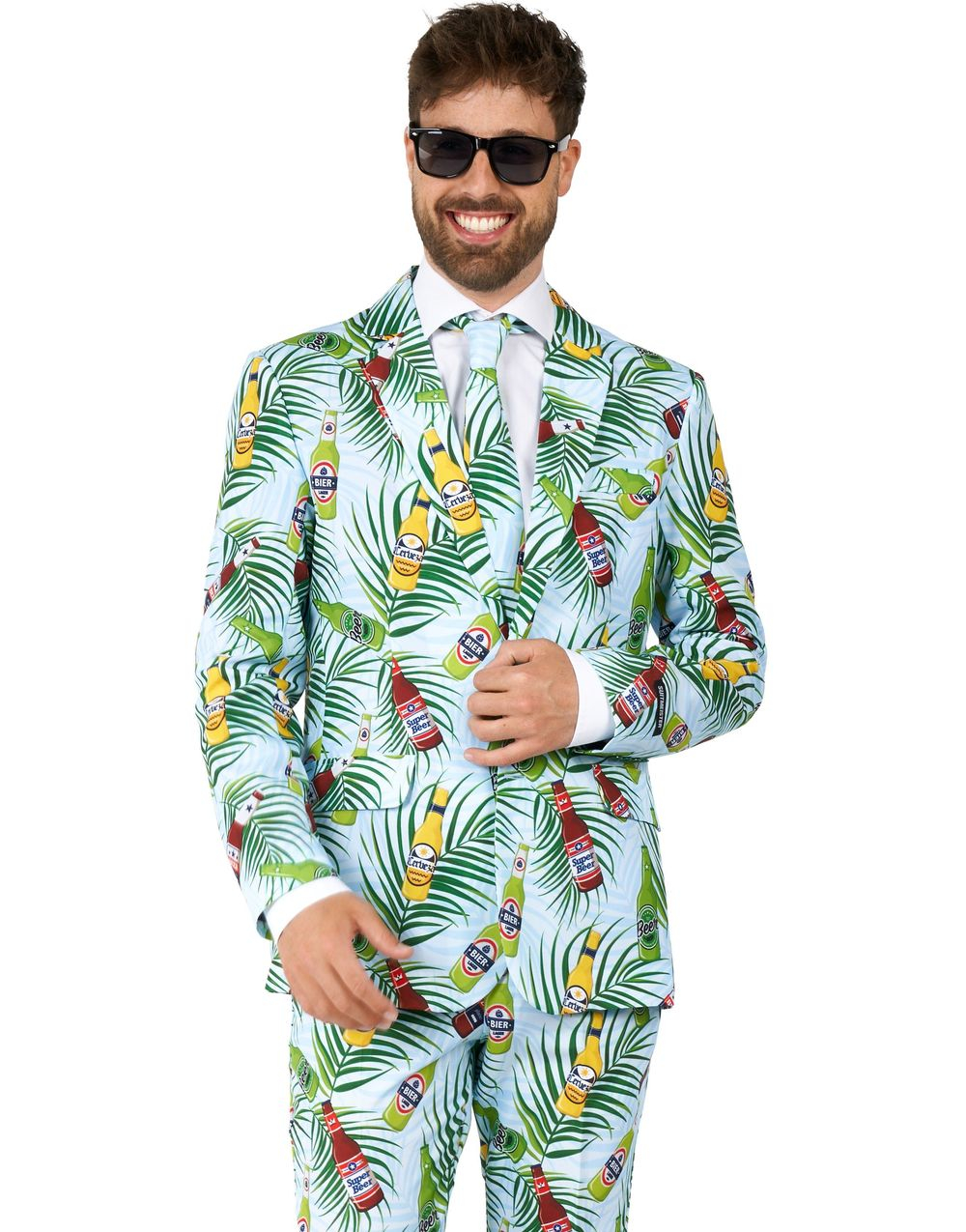 Dress med Tropisk- og Øltema til Herre - Suitmeister