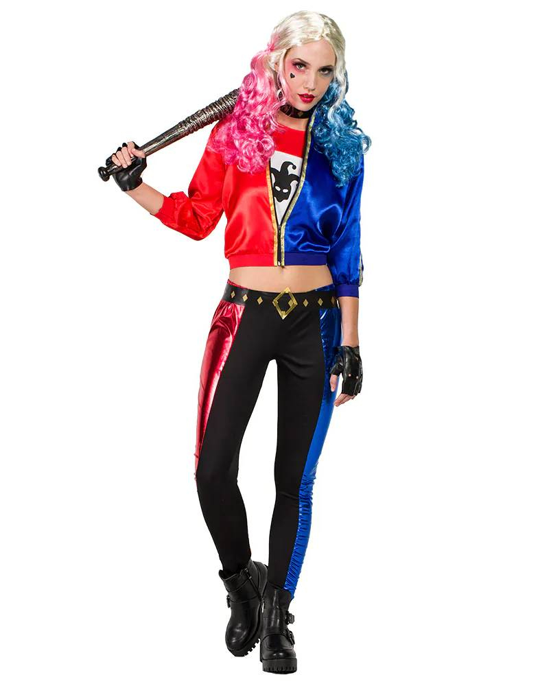 Jester Fatale - Harley Quinn Inspirert Damekostyme