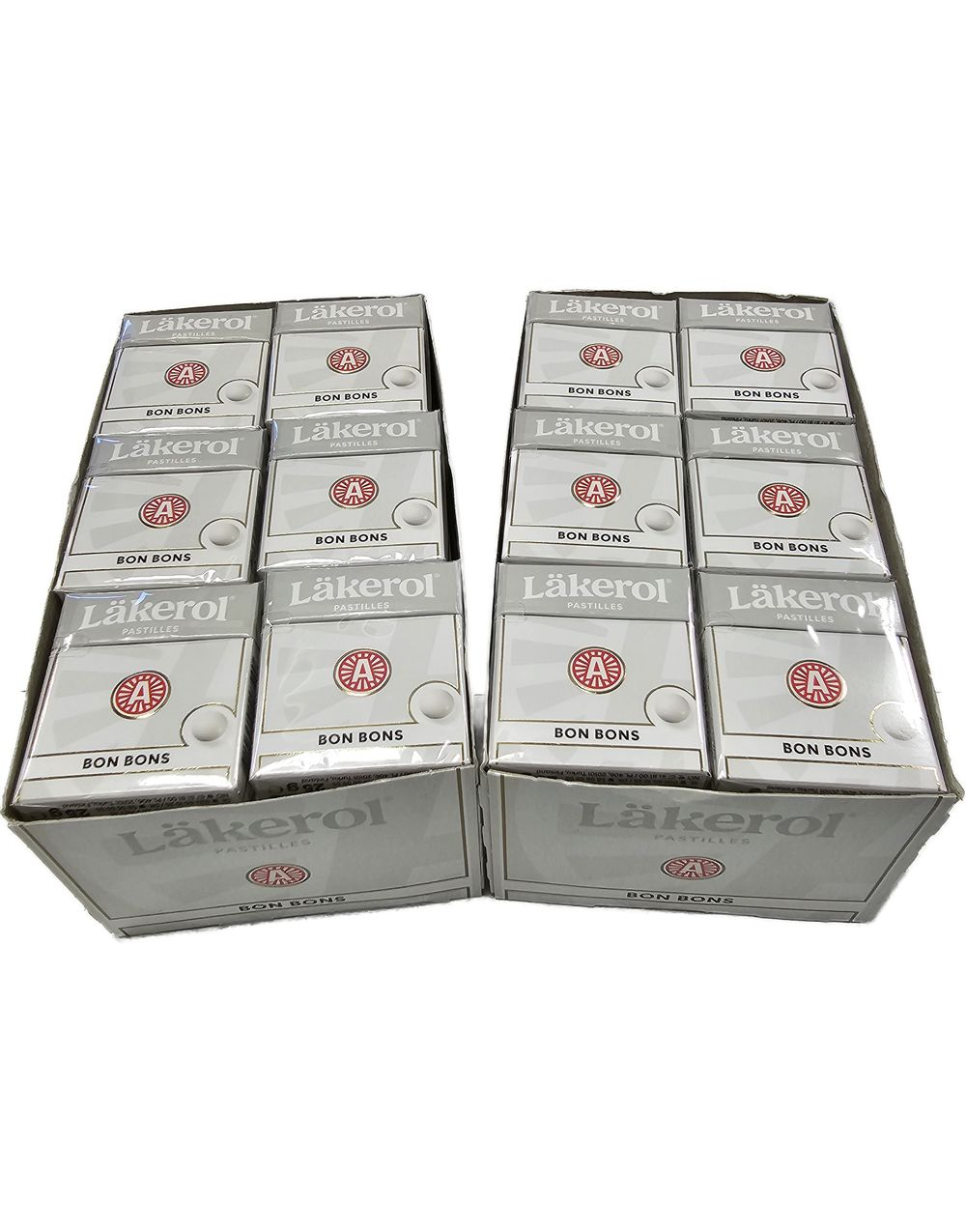 48 stk Läkerol Bon Bons / Pastiller med Peppermyntesmak - Hel Eske 1200 gram
