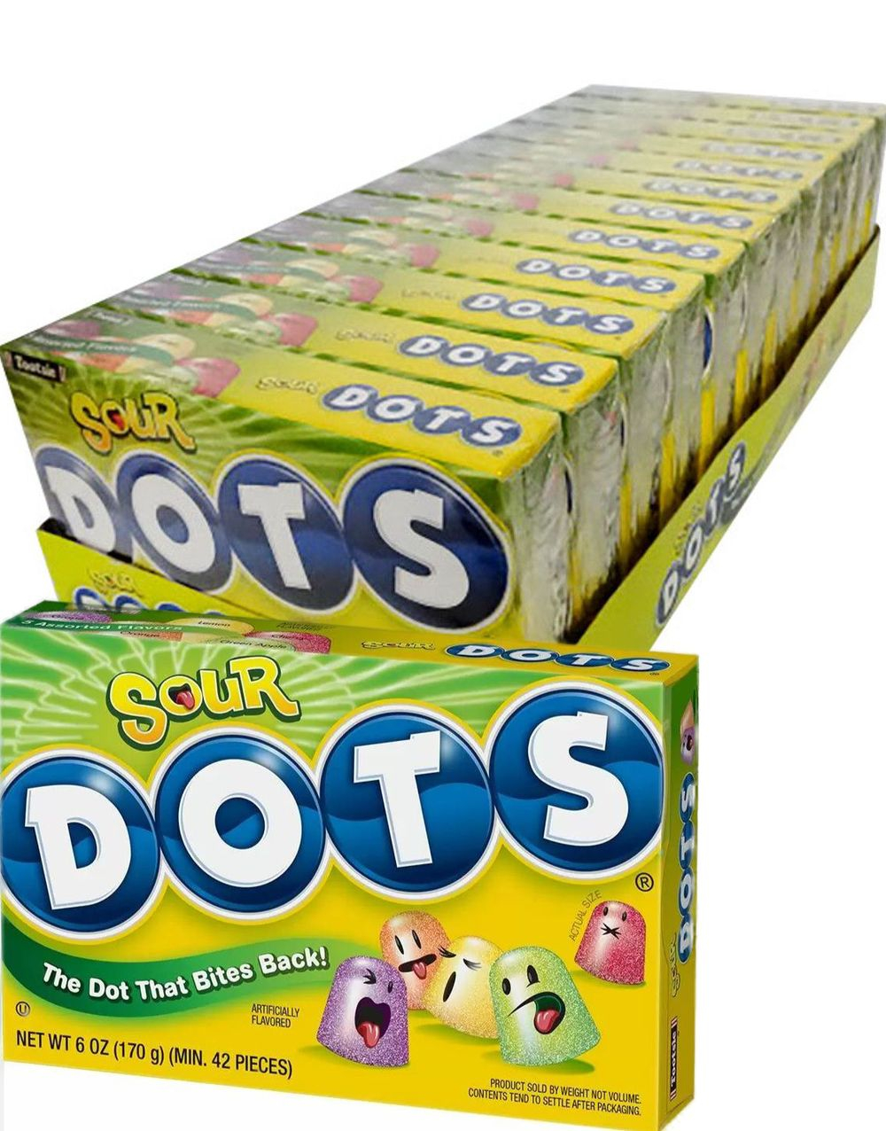 Tootsie Sour Dots - Hel Eske 2,2 Kg (USA Import)