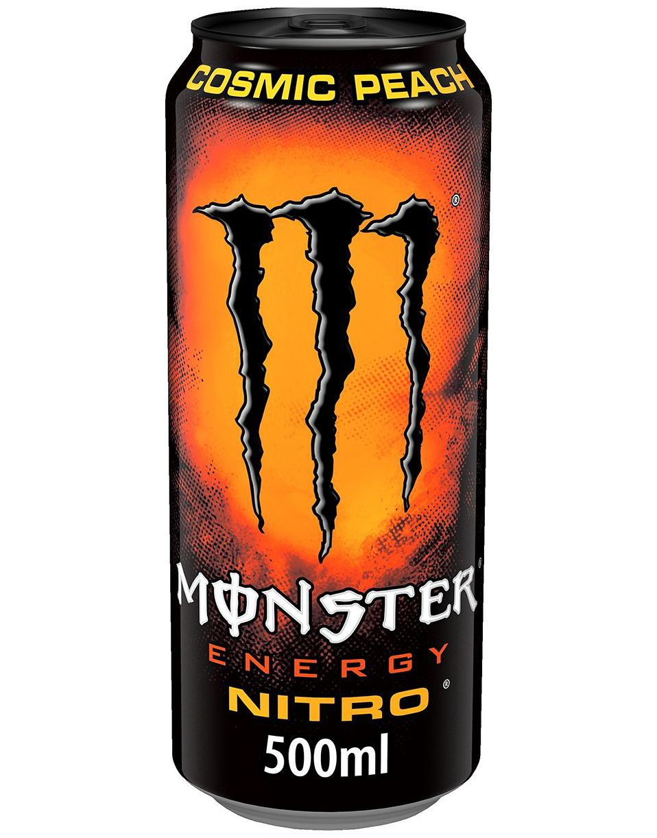 Monster Cosmic Peach Nitro 500 ml Energidrikk (UK Import)